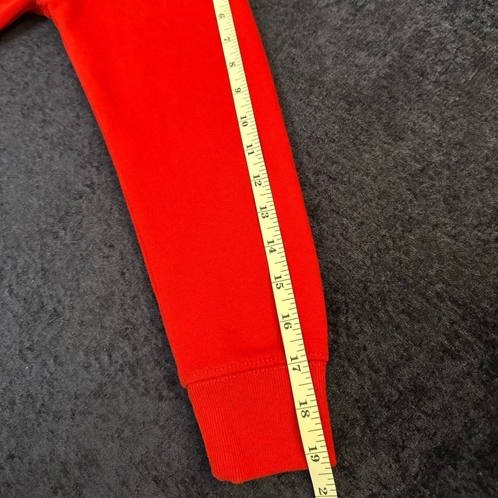 Polo by Ralph Lauren Red Hoodie with Plaid Skirt dress